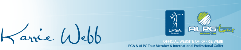 Official Website of LPGA & ALPG Golfer Karrie Webb