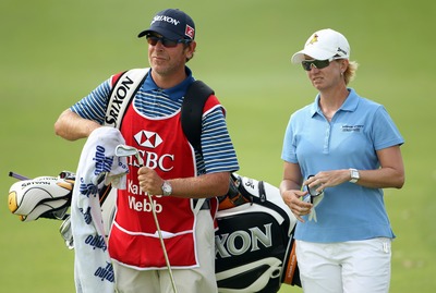 Karrie and Mikey at HSBC Singapore - Final Round