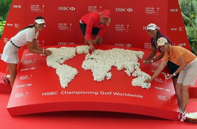 2012 HSBC Press Conference at Singapore Botanical Gardens - Orchid World Map