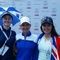 Karis Davidson and Becky Kay at the US Open - Winners of 2017 Karrie Webb Series