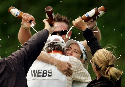 2006 Michelob ULTRA Open - Winner of the Best Michelob Ultra Celebration!  