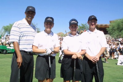 2001 Battle at Bighorn Tiger Woods, Annika Sorenstam & David Duval