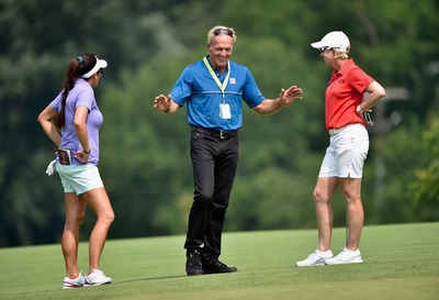 Karrie, Gerina and Greg Norman - US Open 2016